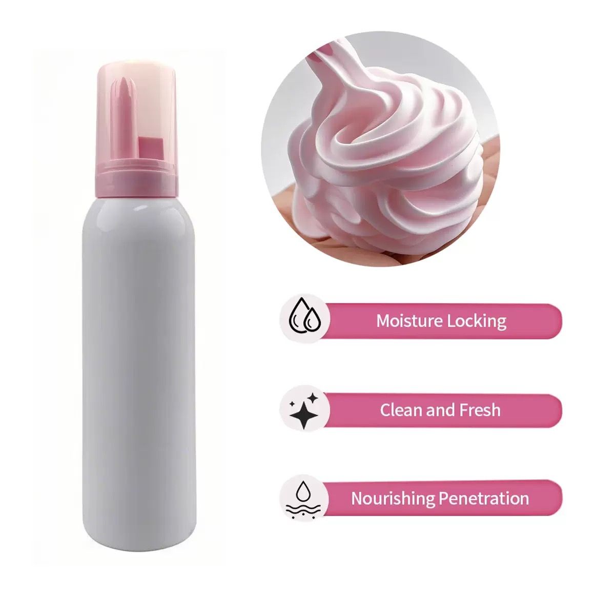 Eyelash Extension Wash - Champú de pestañas batido personalizado, crema