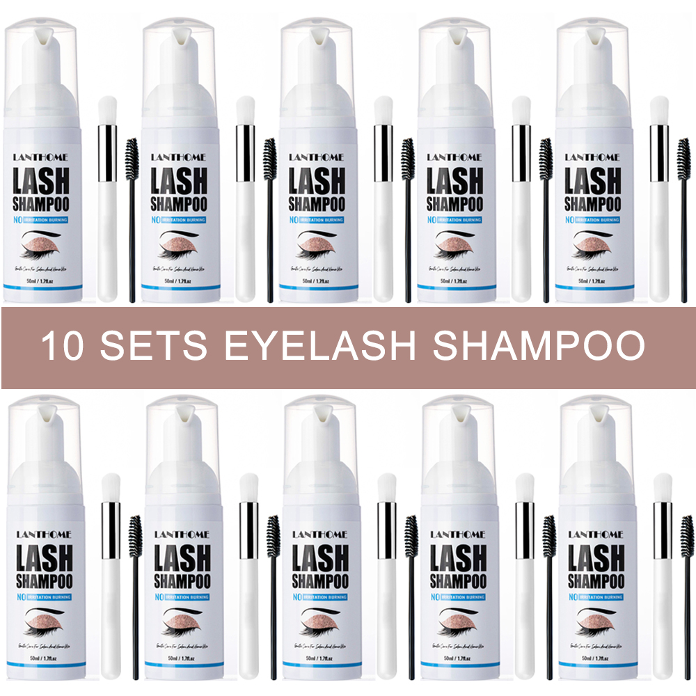 Eyelash Extension Wash - Lanthome Pro-shampoo para extensión de pestañas,