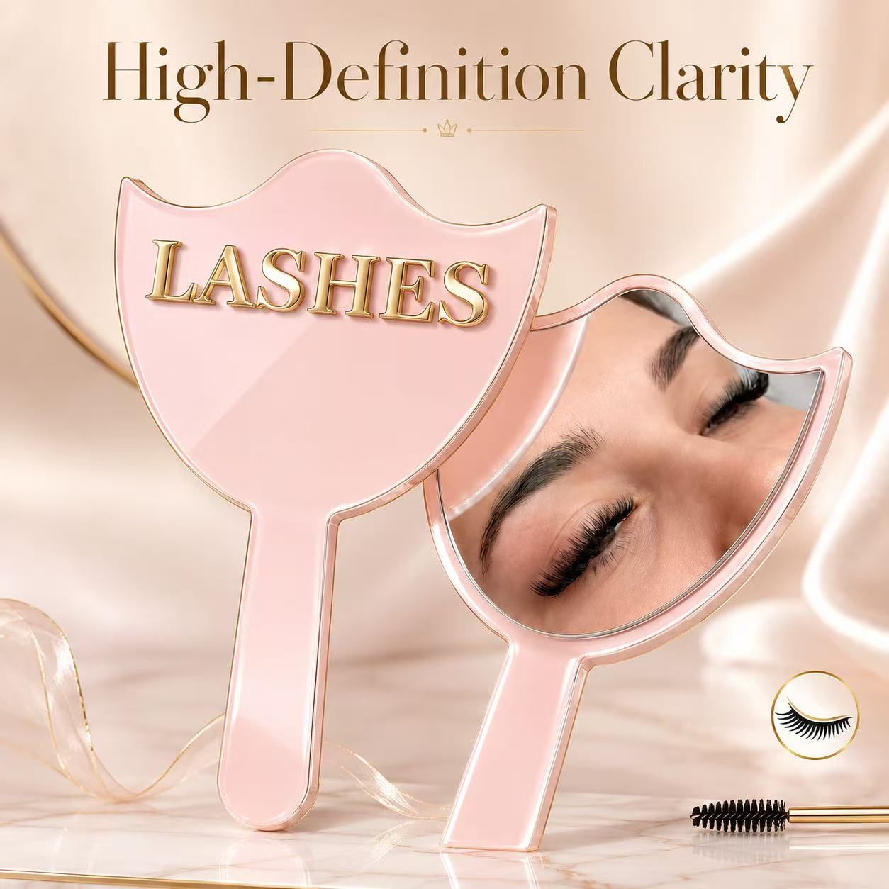 Eyelash Extension Course - Espejo de Vidrio HD para Extensiones