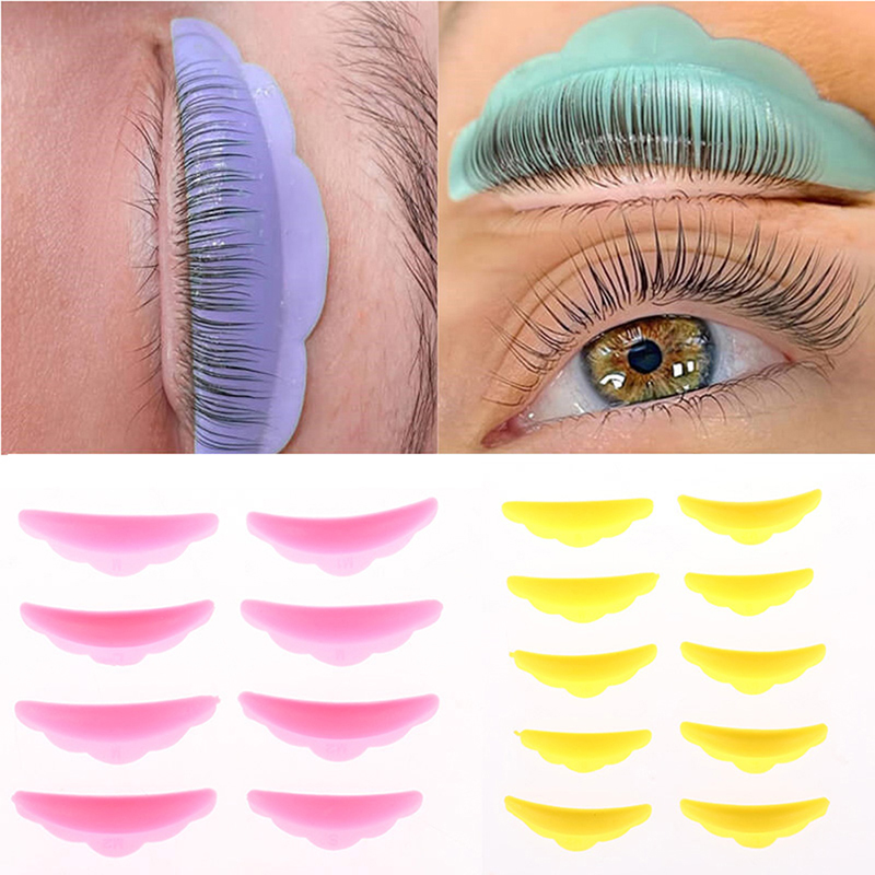 Eyelash Extension Course - 5 pares de almohadillas de silicona
