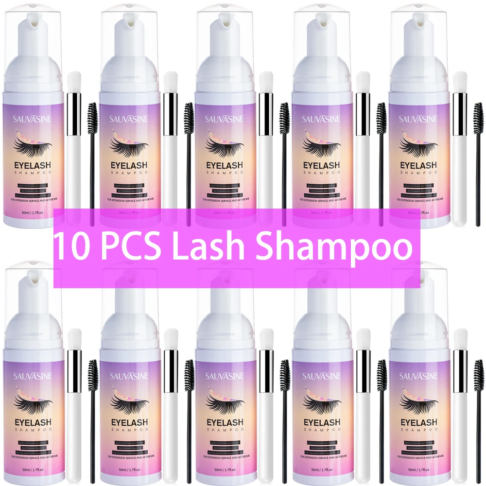 Eyelash Extension Wash - 5/10 Uds 50ML extensión de pestañas