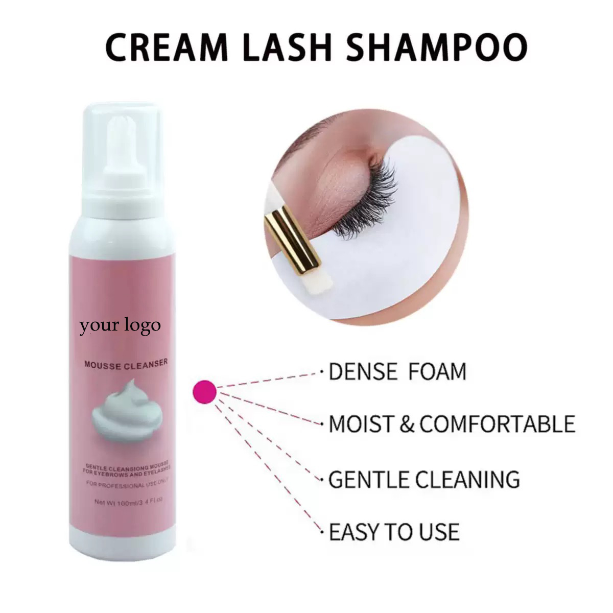 Champú de pestañas batido pers - Eyelash Extension Wash reseña y precio