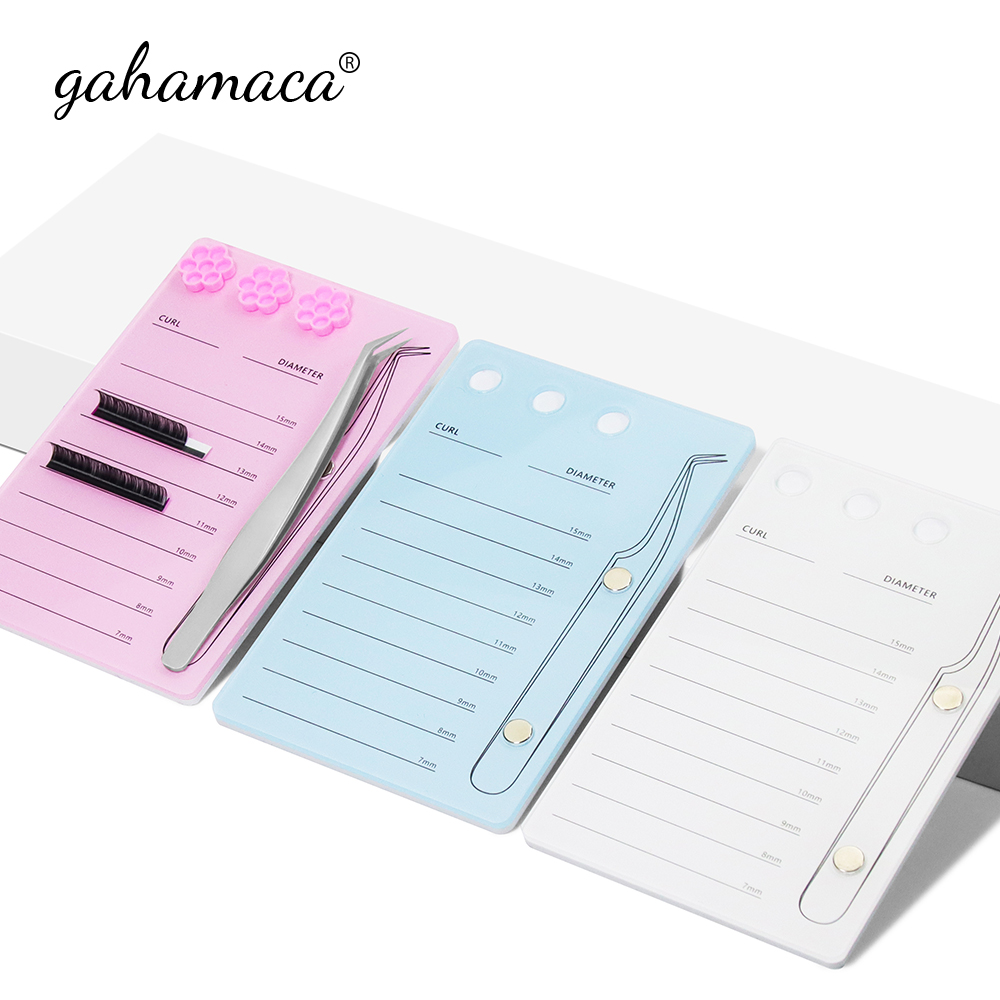 GAHAMACA almohadilla acrílica  - Eyelash Extension Course reseña y precio