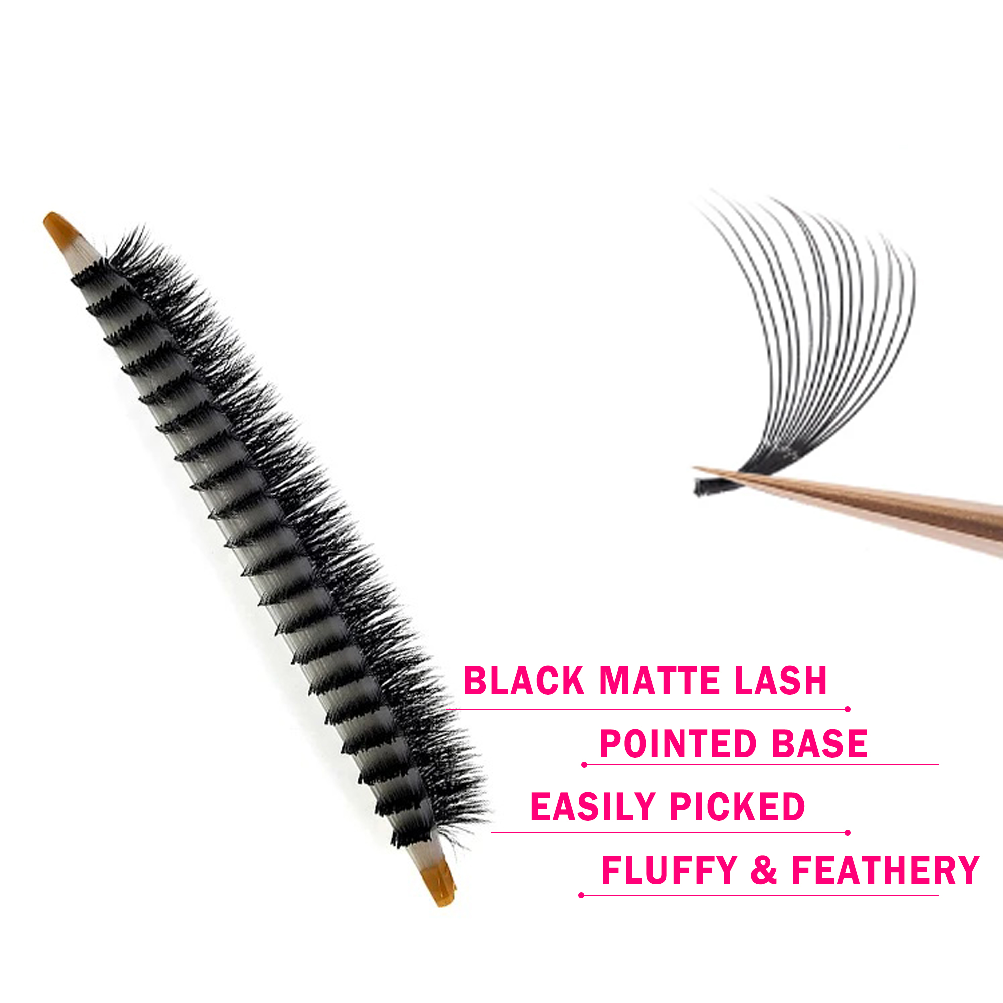 CoMango 600 Fans Pestañas de V - Eyelash Extension Mega Volume reseña y precio