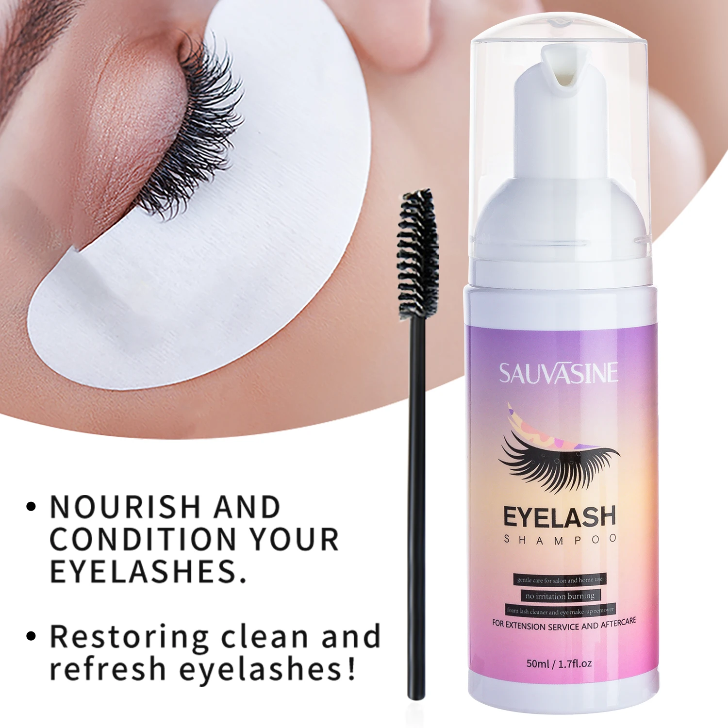 5/10 Uds 50ML extensión de pes - Eyelash Extension Wash reseña y precio
