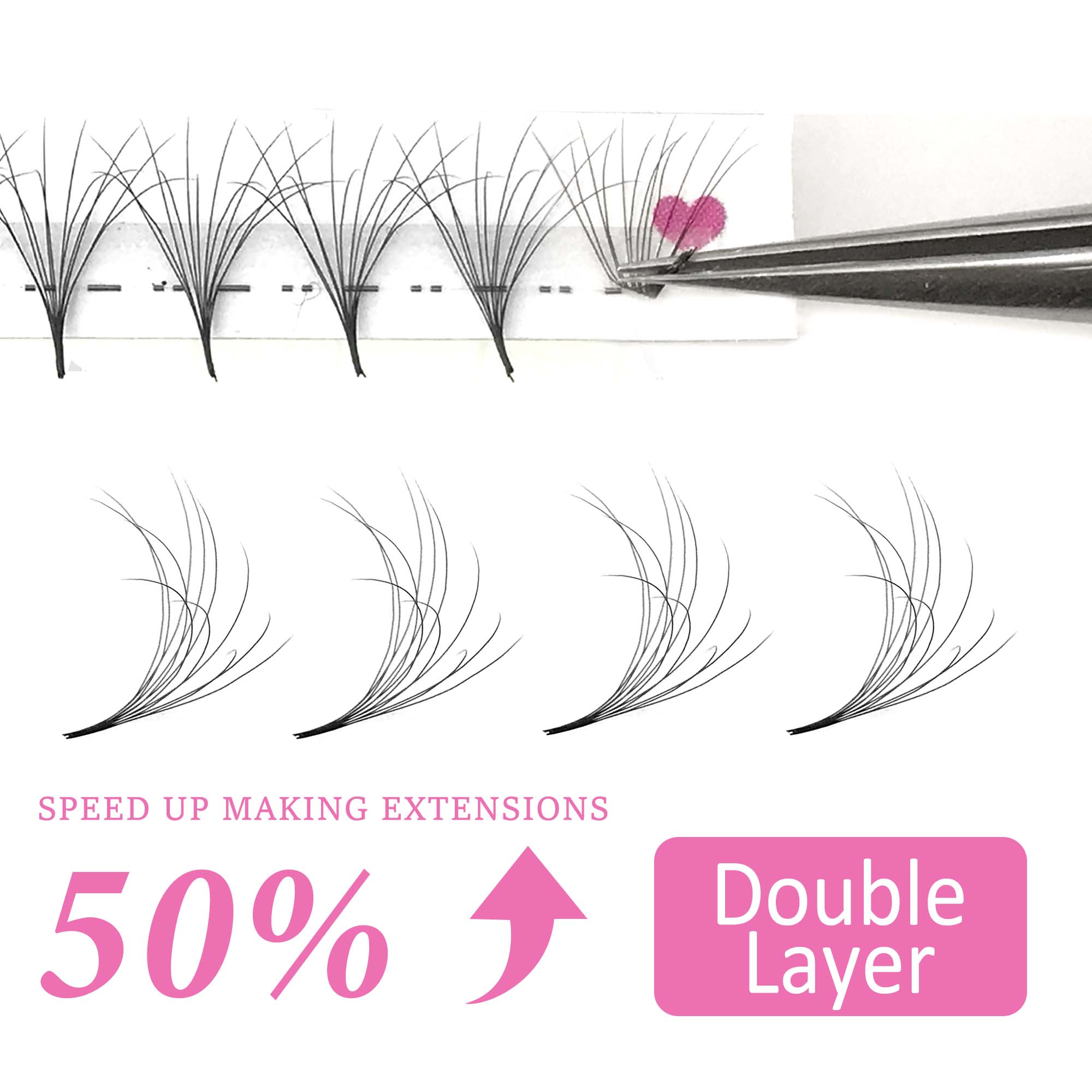 COMANGO bonito abanico de volu - Eyelash Extension Mega Volume reseña y precio