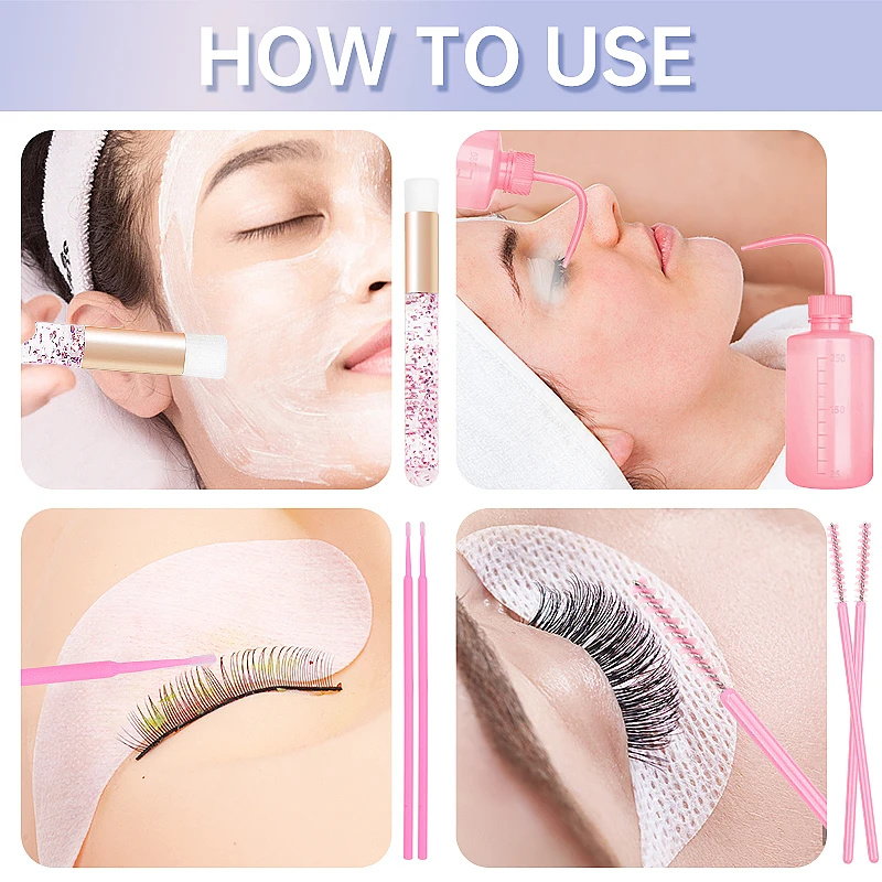 153 unids/set Kit de suministr - Eyelash Extension Wash reseña y precio