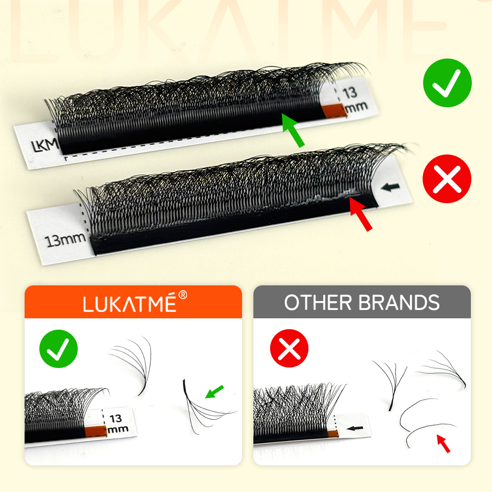 LUKATME Extensiones de Pestaña - Eyelash Extension Mega Volume reseña y precio