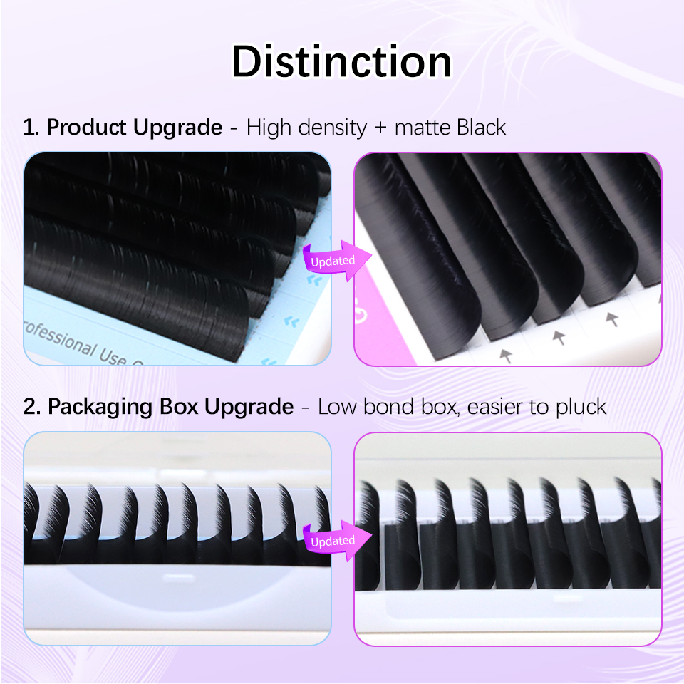 AGUUD 5 bandejas/lote NUEVAS P - Eyelash Extension Mega Volume reseña y precio